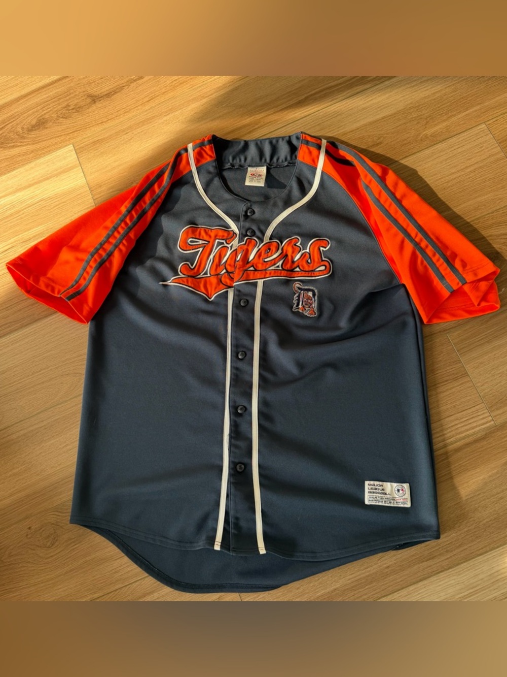 Detroit Tigers Navy Baseball Jersey